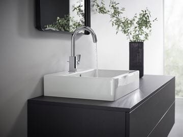 HANSGROHE VERNIS SHAPE umývadlová stojanková batéria, s odtokovou súpravou, EcoSmart, chróm 71564000 Obrázek - fotka