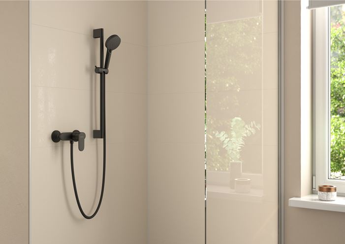 HANSGROHE VERNIS BLEND sprchová nástenná batéria, matná čierna 71640670 Obrázek - fotka