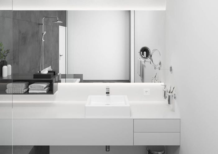 HANSGROHE VERNIS SHAPE umývadlová stojanková batéria, s odtokovou súpravou, EcoSmart, chróm 71590000 Obrázek - fotka