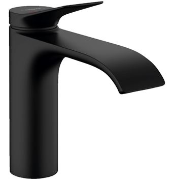 HANSGROHE VIVENIS umývadlová stojanková batéria, s odtokovou súpravou, CoolStart, EcoSmart, matná čierna