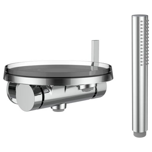 KARTELL BY LAUFEN vaňová podomietková batéria, s prepínačom, so sprchovou súpravou, chróm H3213390041411 Obrázek - Hlavní obrázek