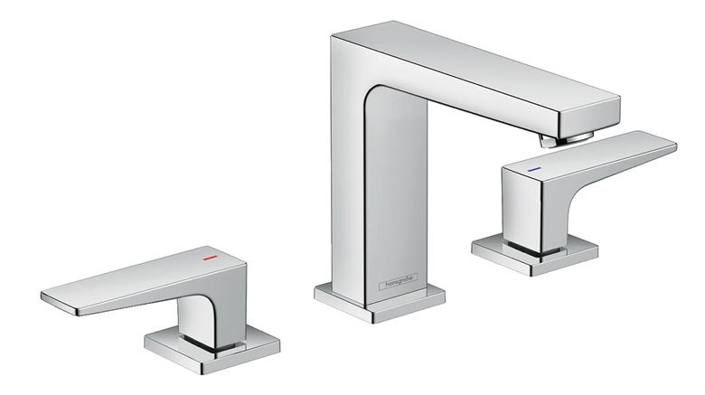 HANSGROHE METROPOL umývadlová stojanková batéria 3-otvorová, s odtokovou súpravou, EcoSmart, chróm 32514000 Obrázek - Hlavní obrázek