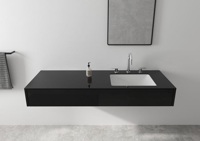 HANSGROHE VERNIS SHAPE umývadlová stojanková batéria 3-otvorová, s odtokovou súpravou, EcoSmart, chróm 71563000 Obrázek - fotka