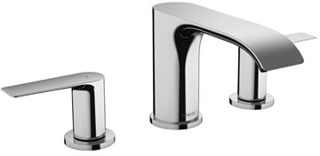 HANSGROHE VIVENIS umývadlová stojanková batéria 3-otvorová, s odtokovou súpravou, EcoSmart, chróm