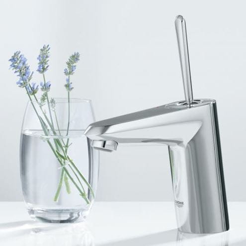 GROHE EURODISC JOY umývadlová stojanková batéria, s odtokovou súpravou, chróm 23427000 Obrázek - fotka