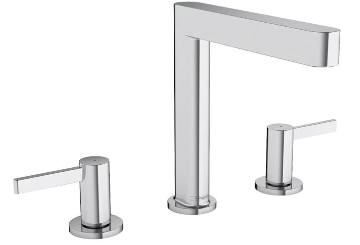 HANSGROHE FINORIS umývadlová stojanková batéria 3-otvorová, s odtokovou súpravou, EcoSmart, chróm 76034000 Obrázek - Hlavní obrázek
