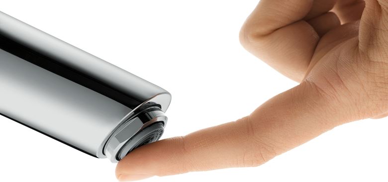 HANSGROHE TALIS SELECT S umývadlová stojanková batéria, s odtokovou súpravou, EcoSmart, chróm 72042000 Obrázek - fotka