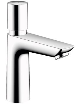 HANSGROHE TALIS E umývadlová stojanková batéria, samouzatváracia, pre jednu vodu, EcoSmart, chróm