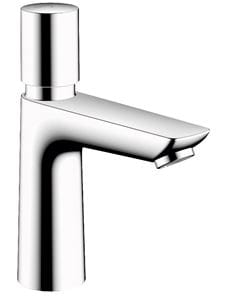 HANSGROHE TALIS E umývadlová stojanková batéria, samouzatváracia, pre jednu vodu, EcoSmart, chróm