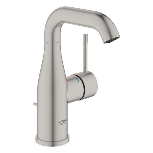 GROHE ESSENCE NEW umývadlová stojanková batéria, s odtokovou súpravou, supersteel 23462DC1 Obrázek - Hlavní obrázek