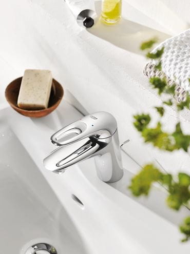 GROHE EUROSTYLE umývadlová stojanková batéria, s odtokovou súpravou, chróm 23564003 Obrázek - fotka
