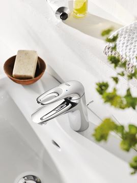GROHE EUROSTYLE umývadlová stojanková batéria, s odtokovou súpravou, chróm 23564003 Obrázek - fotka