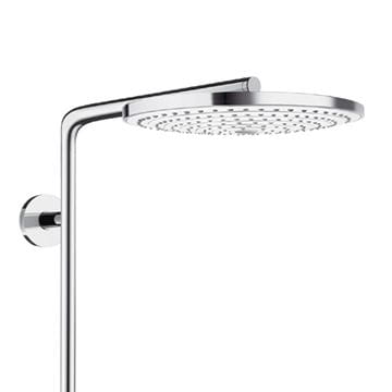 HANSGROHE RAINDANCE SELECT S SHOWEPIPE 300 sprchový set s termostatickou batériou, horná sprcha, ručná sprcha s 3 prúdmi, tyč, hadica, biela/chróm 27133400 Obrázek - fotka