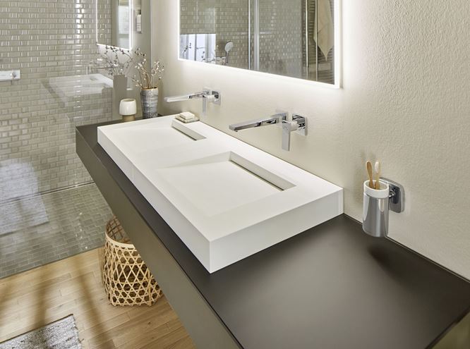 HANSGROHE METROPOL umývadlová podomietková batéria, s odtokovou súpravou, EcoSmart, chróm 32526000 Obrázek - fotka