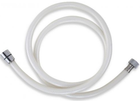 NOVASERVIS sprchová hadica 1500 mm, plast, biela/chróm PVC/155,1 Obrázek - Hlavní obrázek