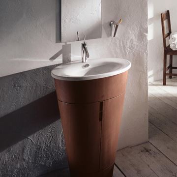 AXOR STARCK CLASSIC umývadlová stojanková batéria, s odtokovou súpravou, EcoSmart, chróm 10018000 Obrázek - fotka