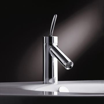 AXOR STARCK CLASSIC umývadlová stojanková batéria, s odtokovou súpravou, EcoSmart, chróm 10018000 Obrázek - fotka