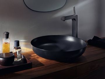 AXOR CITTERIO umývadlová stojanková batéria, s odtokovou súpravou, EcoSmart, chróm 39020000 Obrázek - fotka