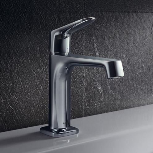 AXOR CITTERIO M umývadlová stojanková batéria, s odtokovou súpravou, EcoSmart, chróm 34017000 Obrázek - fotka