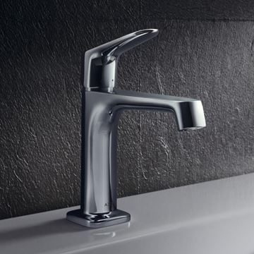 AXOR CITTERIO M umývadlová stojanková batéria, s odtokovou súpravou, EcoSmart, chróm 34017000 Obrázek - fotka