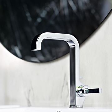 AXOR CITTERIO umývadlová stojanková batéria, s odtokovou súpravou, EcoSmart, chróm 39034000 Obrázek - fotka