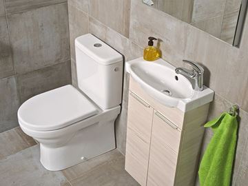 JIKA LYRA umývadlová stojanková batéria, s odtokovou súpravou, OptimEco, chróm H3112710040011 Obrázek - fotka