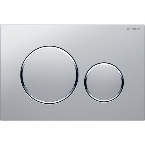 GEBERIT SIGMA 20 ovládacie tlačidlo pre dve splachovania, easy-to-clean, plast, matný/lesklý chróm 115.882.JQ.1 Obrázek - Hlavní obrázek