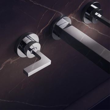 AXOR CITTERIO umývadlová podomietková batéria, s odtokovou súpravou, EcoSmart, chróm 39147000 Obrázek - fotka
