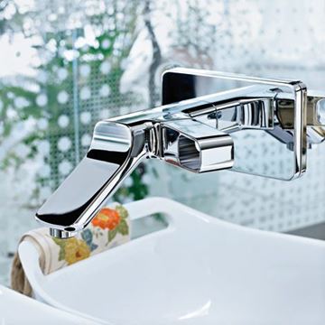 AXOR URQUIOLA umývadlová podomietková batéria, s odtokovou súpravou, EcoSmart, chróm 11026000 Obrázek - fotka