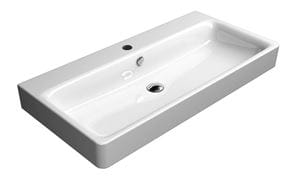 CONCEPT 300 umývadlo 100 cm, s 1 otvorom pre batériu a prepadom, concept clean PLUS
