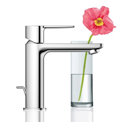 GROHE LINEARE umývadlová stojanková batéria, s odtokovou súpravou, chróm 32114001 Obrázek - fotka