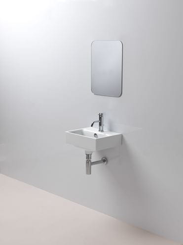 CONCEPT 300 umývadlo 40 cm, s otvorom pre batériu a prepadom, concept clean PLUS 40CO300N Obrázek - fotka