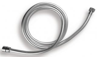 NOVASERVIS sprchová hadica 1500 mm, hladká, Anti-twist, plast, strieborná