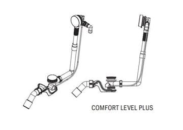 KALDEWEI COMFORT LEVEL PLUS 4012 krytka prepadu k napúšťacej a odtokovej súprave, chróm 687772380999 Obrázek - fotka