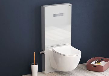 VITRA VITRUS sanitárny modul pre WC 114 cm, sklo, čierna 770-5761-01 Obrázek - fotka