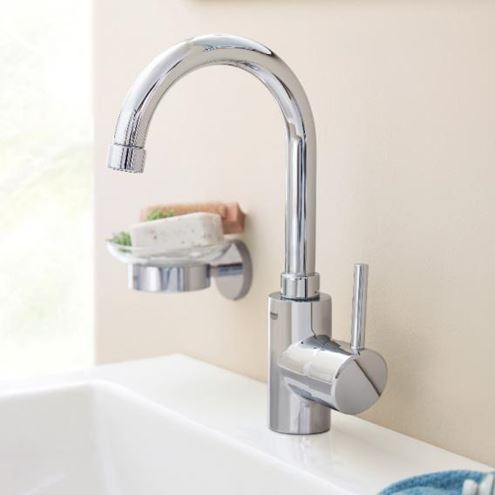 GROHE CONCETTO umývadlová stojanková batéria, s odtokovou súpravou, chróm 32629002 Obrázek - fotka