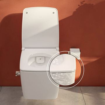 VITRA METROPOLE sprchovacie WC so sedadlom, Rimless 7672B003-1687 Obrázek - fotka
