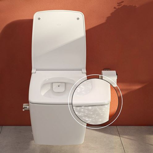 VITRA METROPOLE sprchovacie WC so sedadlom, Rimless 7672B003-1687 Obrázek - fotka