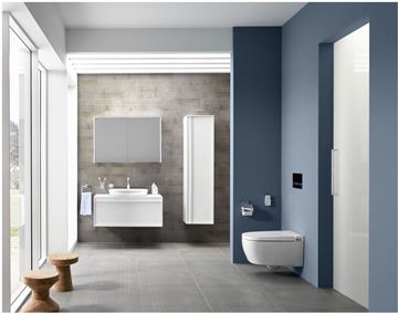 VITRA METROPOLE sprchovacie WC so sedadlom, Rimless 7672B003-1687 Obrázek - fotka