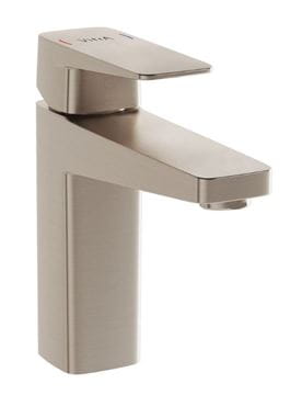 VITRA ROOT SQUARE umývadlová stojanková batéria, kartáčovaný nikel