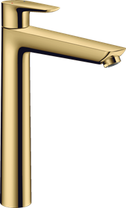 HANSGROHE TALIS E umývadlová stojanková batéria, EcoSmart, zlatá