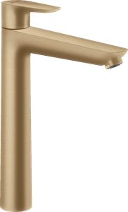HANSGROHE TALIS E umývadlová stojanková batéria, EcoSmart, brúsený bronz