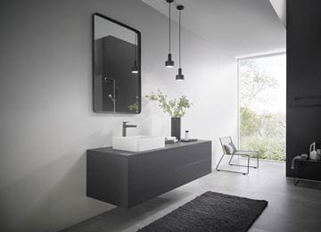 HANSGROHE TALIS E umývadlová stojanková batéria, EcoSmart, kartáčovaný čierny chróm 71717340 Obrázek - fotka