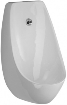 JIKA DOMINO SENSOR pisoár s automatickým splachovačom, napájanie zo siete, zadný prívod vody, Rimless splachovanie, Antibak H8411010004871 Obrázek - fotka