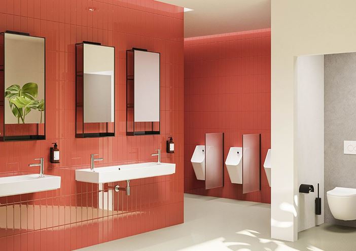 VITRA ARCHIPLAN zrkadlo 60,5x100 cm, s 3 poličkami 66609 Obrázek - fotka