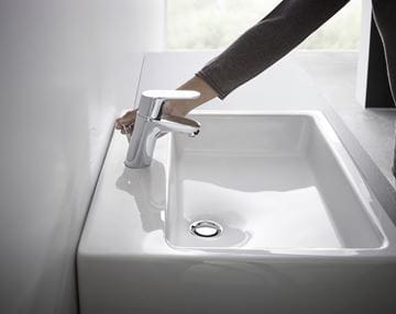 HANSGROHE FOCUS umývadlová stojanková batéria pre beztlakové ohrievače vody, s odtokovou súpravou, EcoSmart, chróm 31132000 Obrázek - fotka
