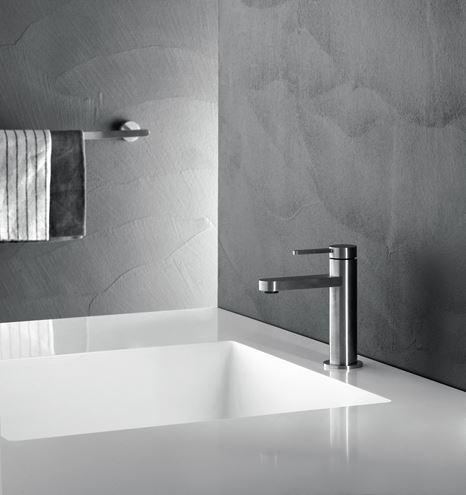 CRISTINA UNIX umývadlová stojanková batéria, s odtokovou súpravou, brushed stainless steel CRIUX22028 Obrázek - fotka