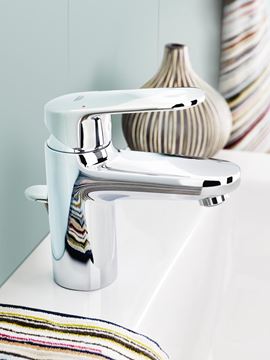 GROHE EUROPLUS umývadlová stojanková batéria, s odtokovou súpravou, chróm 33155002 Obrázek - fotka