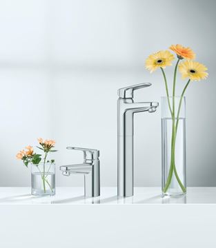 GROHE EUROPLUS umývadlová stojanková batéria, s odtokovou súpravou, chróm 33155002 Obrázek - fotka