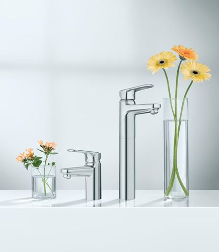 GROHE EUROPLUS umývadlová stojanková batéria, s odtokovou súpravou, chróm 33155002 Obrázek - fotka